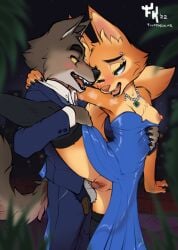 1boy 1girls 2022 animal_genitalia animal_penis anthro anthro_on_anthro anthro_penetrated anthro_penetrating anthro_penetrating_anthro areola ballerina_position biped blue_clothing blue_dress blush bodily_fluids breasts canid canine canine_genitalia canine_penis canis canon_couple clothing commando diane_foxington digital_drawing_(artwork) digital_media_(artwork) dreamworks dress duo erection eyebrow_piercing facial_piercing female female_penetrated fluff-kevlar fluffy fluffy_tail formal_wear fox fur genital_fluids genitals grey_body grey_fur humanoid_genitalia humanoid_vulva inner_ear_fluff jewelry knot knot_root knotted_penis knotting male male/female male_penetrating male_penetrating_female mammal medium_breasts mr._wolf_(the_bad_guys) necklace night nipples orange_body orange_fur outside penetration penile penile_penetration penis penis_in_vagina piercing pointy_ears prick_ears public public_sex red_fox sex sheath signature standing standing_sex stealth_sex stuck_knot suit tail the_bad_guys true_fox tuft vaginal_fluids vaginal_knotting vaginal_penetration vaginal_penetration vulva wolf