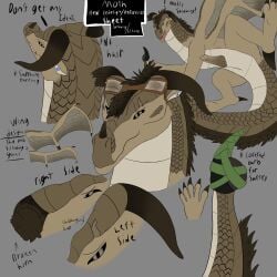 claws dragon erection feral genitals hair hi_res horn lampsformoth looking_at_viewer male moth_(wings_of_fire) mythological_creature mythological_scalie mythology penis sandwing_(wof) scales scalie silkwing_(wof) simple_background smile solo tail wings wings_of_fire