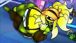 1girls anthro anthrofied ass big_breasts breasts breasts dj_arts female flora_fauna freckles hourglass_figure jack_(dj_arts) larger_female peashooter_(pvz) plant plant_girl plant_humanoid plantie plants_vs._zombies plants_vs_zombies popcap_games pussy sunflower_(pvz) sunflower_queen_(pvz) sunny_(dj_arts) taller_girl