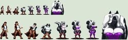 casetermk female gender_transformation human_to_anthro mtf_transformation possession skunk species_transformation transformation voluptuous