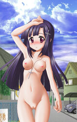 1girls female female_only kannagi medium_breasts solo tagme zange