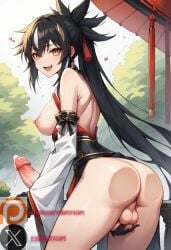 1futa abdomen ai_generated balls big_penis blush_breasts breast_grab breasts breasts breasts_out cock cosplay cum dick dickgirl dickgirl/dickgirl dickgirl/female dickgirl_penetrating erection eyes fate fate_(series) futa_focus futa_only futanari futasub hair huge_cock legs light-skinned_futanari long_hair looking_at_viewer low-angle_view medium_breasts nagao_kagetora_(fate) naked naked_female nipple_slip nipples nude nude_futanari nudity penis precum solo standing sweat uncensored