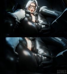 1girls 2024 3d 3d_(artwork) black_cat_(fortnite) black_cat_(marvel) blender bodysuit breasts cameltoe cleavage close-up clothed clothing epic_games female female_focus female_only fortnite fortnite:_battle_royale hi_res highres latex_bodysuit light-skinned_female light_skin long_hair marvel marvel_comics mask masked masked_female meaty_pussy open_legs oziresnsfw presenting presenting_pussy puffy_pussy pussy pussy_close-up pussy_focus pussy_lips sitting solo solo_focus spider-man_(series) spread_legs vagina watermark white_hair