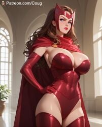 1girls ai_assisted ai_generated avengers coug cougwe marvel marvel_comics mutant_(marvel) scarlet_witch stable_diffusion wanda_maximoff x-men