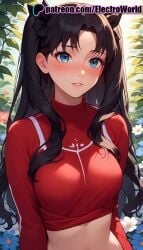 1girls ai_generated curvaceous curvy curvy_body curvy_female electroworld fate/stay_night fate_(series) female female female_focus female_only inviting_to_sex seductive seductive_look seductive_pose solo solo_female tohsaka_rin voluptuous voluptuous_female