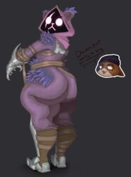 bear_girl chubby_female fat_ass fortnite furry meow_skulls_(fortnite) raven_team_leader