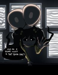 1girls aged_up alternate_version_at_source alternate_version_available ass ass_focus ass_up big_ass big_butt bottomless bubble_ass bubble_butt cassidy_(fnaf) casual_nudity dat_ass english_text fat_ass five_nights_at_freddy's ghost ghost_girl huge_ass imminent_anal imminent_penetration imminent_sex la_sandia nightmare_waifu reference tagme text thong topwear twintails yellow_clothing