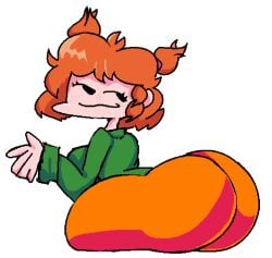 1girls big_ass d-side_girlfriend desertmusic female female_only friday_night_funkin friday_night_funkin_(d-side) friday_night_funkin_mod girlfriend_(friday_night_funkin) huge_ass newgrounds orange_hair short_hair smug_face tagme