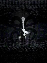 3:4 absurd_res balls big_balls big_penis clothed clothing creepypasta dracul_la erection faceless_character faceless_humanoid faceless_male genitals hi_res humanoid larger_male male monster navel partially_clothed pelvis penis saggy_balls size_difference slenderman slim small_waist solo static suit tall tentacle thin_arms thin_legs thin_thighs throbbing throbbing_penis white_body