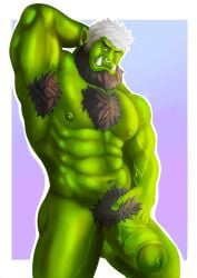 1man 1orc bara barazoku beard big_balls big_muscles big_penis completely_nude completely_nude_male daddy daddy_mucles facial_hair fangs fangs_out gay green_body green_nipples green_penis green_skin hairy hairy_chest hairy_male hay_pride male male_focus male_only manly muscles_daddy muscular nipples nude nude_male orc orc_male pride_color_flag pride_colors pride_flag pride_month roxds93 teeth teeth_visible