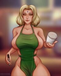 breasts cafe female milk naruto tsunade