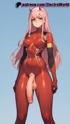 1futa abs ai_generated areola areolae bare_shoulders blush breasts completely_nude darling_in_the_franxx electroworld futanari inviting_to_sex nipples nude presenting solo solo_focus standing sweat sweatdrop thighs upper_body voluptuous wet zero_two_(darling_in_the_franxx)