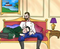 dmitri_pavlovich erection gabrielrd gay male/male military military_uniform royal royalty russia russian tsar_nicholas_ii uniform yaoi