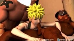 3boys 3d age_difference anal anal_penetration anal_sex animated bent_over blonde_hair blowjob blue_eyes bracelet bracelets closed_eyes cock_gobble cock_hungry covered_face cum_hungry dark-skinned_male dark_skin deepthroat doggy_style erection faceless_male fellatio femboy from_behind fuck_and_suck gay giving_head goggles going_down_on headwear interracial lying_on_back male male_only marcovee4 moustache muscles muscular muscular_male naked naruto naruto_(series) naruto_shippuden nude older_dom_younger_sub older_male older_man_and_younger_boy older_penetrating_younger oral_sex pecs raikage sex shoulder_tattoo sitting size_difference spiky_hair spitroast suck_and_fuck sucking_off tattoo testicles threesome thrusting thrusting_into_ass torn_shirt uncensored uzumaki_naruto whisker_markings whiskers yaoi younger_male