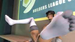 animated bench dripping_cum fedolphin feet femscout scout source_filmmaker spread_legs team_fortress_2