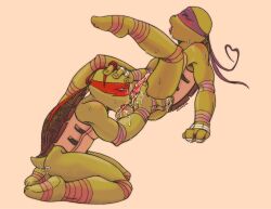 animal_genitalia anthro anus bodily_fluids brother_(lore) brothers_(lore) butt cum cum_on_penis cum_string digital_media_(artwork) donatello_(tmnt) duo erection eyes_closed genital_fluids genital_slit genitals hand_on_head hi_res incest_(lore) licking licking_another licking_partner male male/male mask narrowed_eyes open_mouth penis raphael_(tmnt) relatedturtles reptile saliva saliva_string scalie shell sibling_(lore) simple_background sitting slit_penis spread_legs spreading sweat sweatdrop tail tail_lick teenage_mutant_ninja_turtles tongue tongue_out turtle