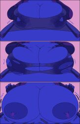 bbw big_ass big_breasts blueberry_inflation breasts bubble_butt cleavage female furry huge_ass huge_breasts hyper_ass inflation lactating lactation lj_caffie nipples overweight tagme thick_thighs wide_hips