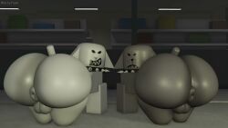 3d 3d_animation 4boys anal anal_sex animated anus balls balls_touching ballsack big_ass big_ass_(male) big_balls canine donut_anus feral gay grey_skin male/feral male/male male_on_feral male_only muitetul roblox robloxian sex tagme video zoophilia