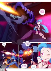 3girls breasts caitlyn_kiramman canon_couple comic dildo doxy female female_only jinx_(league_of_legends) league_of_legends multiple_girls officer_caitlyn officer_vi pussy strap-on vi yuri