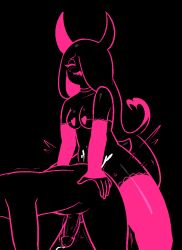 1boy all_fours anal anal_sex anon anonymous_male big_penis biting_lip blush breasts choker covered_nipples cum cum_inside cum_while_penetrated demon demon_girl demon_horns dickgirl dickgirl/male doggy_style ejaculation fan_character fangs female fingerless_gloves hair_over_one_eye holding_hips horns hung_bottom long_gloves long_hair lovense lovense_mascot_(puppysnackz) medium monochrome orgasm peppergiz puppysnackz self_upload shaking small_penis small_penis_adoration smaller_penis_penetrating thighs
