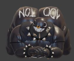 chain chomp from mario (series) by augghles