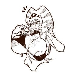 ahsoka tano from star wars by agitowolf (artist)
