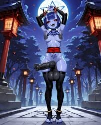 1futa accessory ai_generated anklet arm_sleeves arm_warmers armpits arms_up balls big_balls big_cock big_nipples big_penis big_testicles black_sclera blunt_bangs bracelet breasts breasts_out cumforce666 curvy curvy_body curvy_figure demon demon_futa demon_horns demon_humanoid demoness equine_genitalia equine_penis erect_penis erection evil_smile front_view full_body futa_only futanari hard_cock heavy_balls horns horny horny_futa horse_penis horsecock horsecock_futa hourglass_figure huge_balls huge_cock intersex long_nails long_nipples looking_at_viewer night open_mouth original_character overwhelming_pleasure penis petite petite_body precum puffy_nipples red_eyes sagging_balls sash sharp_fangs sharp_fingernails sharp_teeth sharp_toenails short_hair slim slim_waist small_breasts solo solo_futa spontaneous_erection standing stockings succubus symbol temple thighhighs toe_ring toeless_legwear uncensored veiny_balls veiny_penis wide_hips