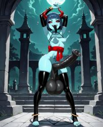 1futa accessory ai_generated anklet arm_sleeves arm_warmers armpits arms_up balls big_balls big_cock big_nipples big_penis big_testicles black_sclera blunt_bangs bracelet breasts breasts_out cumforce666 curvy curvy_body curvy_figure demon demon_futa demon_horns demon_humanoid demoness equine_genitalia equine_penis erect_penis erection evil_smile front_view full_body futa_only futanari hard_cock heavy_balls horns horny horny_futa horse_penis horsecock horsecock_futa hourglass_figure huge_balls huge_cock intersex long_nails long_nipples looking_at_viewer night open_mouth original_character overwhelming_pleasure penis petite petite_body precum puffy_nipples red_eyes sagging_balls sash sharp_fangs sharp_fingernails sharp_teeth sharp_toenails short_hair slim slim_waist small_breasts solo solo_futa spontaneous_erection standing stockings succubus symbol temple thighhighs toe_ring toeless_legwear uncensored veiny_balls veiny_penis wide_hips