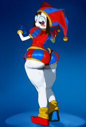 1girls 2d 2d_(artwork) 2d_artwork accurate_art_style accurate_body_type accurate_model accurate_proportions black_hair digital_art digital_drawing digital_drawing_(artwork) digital_media_(artwork) female female_focus fortnite fortnite:_battle_royale glitch_productions gooseworx hintobento jester jester_hat jester_outfit light-skinned_female light_skin looking_at_viewer pomni pomni_(tadc) pomni_(the_amazing_digital_circus) solo solo_female solo_focus tagme the_amazing_digital_circus thick_thighs thighs two-tone_eyes white_body white_skin wide_hips