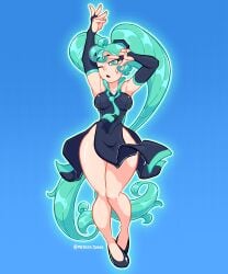hatsune miku from one-punch man by patata dave