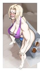 1girls absurd_res absurdres amazon ass bare_arms bare_legs bare_shoulders bare_thighs barefoot bbw biceps big_ass big_breasts big_butt bikini blonde_hair blush boobs boruto:_naruto_next_generations breasts brown_eyes busty butt cleavage dildo dildo_in_pussy dildo_sitting feet female female_focus female_only foot_fetish forehead_jewel forehead_mark gilf hair_ribbon hi_res high_resolution highres inner_sideboob large_ass large_breasts light-skinned_female light_skin lips lipstick makeup masturbation mature mature_female mature_woman milf muscles muscular muscular_female muscular_thighs naruto naruto:_the_last naruto_(classic) naruto_(series) naruto_shippuden nose_blush one-piece_swimsuit open_mouth pale-skinned_female pale_skin pink_lips pink_lipstick ponytail purple_bikini purple_swimsuit ribbon sex_toy shonen_jump shounen_jump shueisha sideboob sitting skimpy skimpy_bikini smile smiling smug smug_expression smug_face smug_smile solo solo_female solo_focus squatting steam steamy swimsuit thick_thighs thighs tied_hair tits toes tsunade tsunade_(naruto) tsunade_senju vaginal vaginal_insertion vaginal_masturbation vaginal_object_insertion vaginal_penetration very_high_resolution voluptuous voluptuous_female weekly_shonen_jump weekly_shounen_jump wowsas yellow_hair
