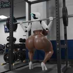 3d 3d_(artwork) 3d_model android big_areola big_ass big_breasts big_butt big_muscles big_nipples big_thighs breasts from_behind from_behind_position gym haydee haydee_(game) huge_ass huge_breasts huge_butt huge_thighs mr.boner muscular_thighs robot robot_girl squat squatting sweat sweatdrop sweating sweaty sweaty_ass sweaty_body sweaty_breasts sweaty_butt workout