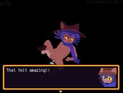 1boy 1girls alternate_version_at_source alternate_version_available animated blush burnt_pixels cat_ears consensual cum cum_inside female flat_chest floating_penis impregnation niko_(oneshot) oneshot onomatopoeia pixel_art purring questionable scarf_only shoes sound sound_edit sound_effects sound_warning tagme text throbbing_penis video womb yellow_sclera young