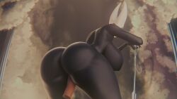 1girls 3d 3d_(artwork) animated ass_focus breasts breasts_covered cameltoe curvy dildo dildo_in_pussy fat_ass female giantess hollow_knight hollow_knight:_silksong hornet_(hollow_knight) huge_ass huge_breasts hyper_breasts insect_girl jinushi_san larger_female looking_at_viewer male massive_ass massive_breasts protagonist_(hollow_knight) pussy red_cloak sex sex_toy shorter_than_10_seconds size_difference smaller_male sweat tagme the_knight_(hollow_knight) thick_female thick_thighs video video_games