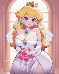 princess peach from mario (series) by flipherrrr