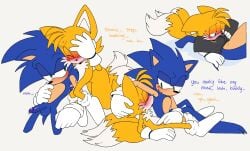 2_tails anthro anthro_on_anthro armpit_fetish armpit_play armpit_sex armpit_sniffing aroused ball_sniffing balls bare_chest bedroom_eyes begging big_dom_small_sub big_penis bodily_fluids bulge canid canine caressing clothed clothing dialogue dominant duo embarrassed embarrassed_expression embarrassed_male english_text erection eulipotyphlan flustered flustered_male footwear footwear_only fox genital_fluids genitals glistening glistening_genitalia glistening_penis gloves gloves_only grope groping_crotch hair handwear handwear_only hedgehog hi_res looking_at_genitalia looking_at_penis male male/male mammal messy_hair mostly_nude multi_tail musk musky_armpit musky_balls musky_penis narrowed_eyes nervous no_backround nude pachi_rizuu penis penis_size_difference penis_sniffing pointed_tail precum raised_tail rubbing_penis scent scent_play seductive sega sex simple_background size_difference skimpy small_penis smaller_male sniffing sniffing_clothes sniffing_while_masturbating socks socks_only sonic_the_hedgehog sonic_the_hedgehog_(series) stare tail tail_motion tails tailwag text underwear underwear_only whimper whimpering white_background