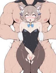 ahe_gao ahegao_face ai_generated anal anal_sex doggy_style felix_argyle femboy meupfem motion_lines otoko_no_ko saliva sissy size_difference small_penis standing sweat sweatdrop sweating tagme torn_clothes very_sweaty yaoi