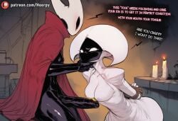 1futa 1girls abs ai_assisted ai_generated angry_expression anthro anthro_female anthro_only ass big_ass big_black_cock big_breasts big_butt big_penis big_thighs black_body black_eyes black_face black_penis black_sclera black_skin blush bondage breasts candle cape caption captioned comic comic_page curvy curvy_female curvy_figure dark-skinned_female dark-skinned_futa dark_body dark_penis dark_skin dominant dominant_anthro dominant_female domination english english_text female fit fit_female futa_on_anthro futa_on_female futa_with_female futadom futanari hands_behind_back holding_chin holding_face holding_head hollow_knight hollow_knight:_silksong hoorpy hornet_(hollow_knight) kneeling lace_(hollow_knight) large_penis looking_at_another looking_down looking_up mask masked masked_female medium_breasts muscular muscular_anthro muscular_female muscular_futa nipple_bulge nipples nude nude_anthro nude_female open_eyes outdoors outside patreon patreon_logo patreon_url patreon_username penis red_cape restrained rope serious solo solo_anthro solo_female solo_focus spread_legs spreading submissive_anthro submissive_female talking talking_to_another thick thick_ass thick_thighs uncensored veiny_penis voluptuous voluptuous_anthro voluptuous_female voluptuous_futa white_body white_eyes white_face white_mask white_skin wide_hips yuri