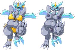 3_toes alpha_channel anklet anthro anthrofied anus areola ass barefoot belly big_belly big_breasts big_butt big_clitoris big_feet big_nipples bikini biped black_areola black_nipples blue_eyes breasts carilite_glavesong claws clitoris clothing curvy_figure digital_media_(artwork) dragon eyelashes fangs feet female flower foot_focus generation_5_pokemon genitals grey_belly grey_body grey_feet grey_skin grey_tail hair half-closed_eyes hat headgear headwear huge_thighs humanoid_genitalia humanoid_vulva jewelry kyurem legendary_pokemon looking_at_viewer lying mature_anthro mature_female multicolored_body multicolored_skin mythological_creature mythological_scalie mythology narrowed_eyes nintendo nipples non-mammal_breasts normal_kyurem nude one_leg_up patohoro pixel_(artwork) plant plump_labia pokemon pokemon_(species) pokemorph presenting presenting_anus presenting_breasts presenting_vulva puffy_anus puffy_nipples pussy raised_leg scalie slightly_chubby slightly_chubby_female smile soles solo sun_hat swimwear tail teeth thick_thighs toe_claws toes two-piece_swimsuit two_tone_body two_tone_skin urethra voluptuous vulva wide_hipped_female wide_hips wings wplace_(artwork) yellow_eyes