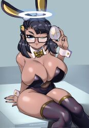 1girls breasts female female_focus female_only gabriel_(helltaker) helltaker large_breasts light-skinned_female light_skin solo supersatanson thick_thighs thighs wide_hips