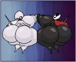 2d animated hollow_knight hollow_knight:_silksong hornet_(hollow_knight) hyper pixel_art tagme the_inclined_trunk