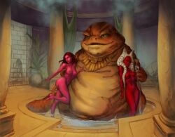 absurd_res absurdres alien_girl anal anal_sex background_characters bath bathhouse bathing bathing_together breasts cleaning daypaintstudio female femsub harem harem_girl hi_res highres hutt large_breasts magenta_skin mina_(zeltron) naked nude oc original_character original_characters pink_skin red_hair slave slavegirl spa sponge star_wars submissive_female tail_in_ass tail_insertion togruta washing wip work_in_progress zeltron