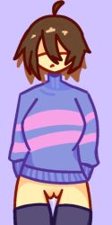 female frisk from undertale by vexeld