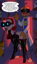 1boy 1girls 2019 aeolus06 ass ass_grab bag bag_over_head bent_over breasts bubble_ass bubble_butt bust busty cartoon_network caught caught_in_the_act closet crossover dialogue dr._flug_(villainous) elbow_gloves evil_con_carne faceless_male female gloves goggles high_heel_boots high_heels hips lips lipstick major_dr._ghastly nervous nipple_bulge nipples no_panties pants_down png red_hair red_lips red_lipstick sex short_hair signature speech_bubble straight sweat teeth the_grim_adventures_of_billy_and_mandy thick_ass thick_legs thick_thighs thighs villainous voluptuous waist watermark wide_hips