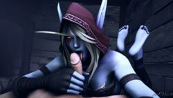 3d ankhajiit barefoot black_toenails blizzard_entertainment blowjob blue_skin feet feet_together feet_up female kissing_penis licking open_mouth oral penis red_eyes sex sfm soles sylvanas_windrunner toes toes_scrunch tongue tongue_out undead undead_(warcraft) warcraft world_of_warcraft