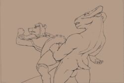 2019 4_toes 5_fingers anal anal_sex animated anthro anthro_on_anthro anthro_penetrated anthro_penetrating anthro_penetrating_anthro anus ass ass_up backsack balls biceps big_balls big_butt biped bouncing_balls bouncing_butt bovid butt_grab canid canine canis caprine cheek_tuft closed_eyes collie curved_horn domestic_dog duo erection facial_tuft fingers fluffy fluffy_tail foulard from_behind_position fur fur_markings grey_background grin half-closed_eyes hand_on_butt herding_dog high-angle_view holding_penis horn humanoid_penis interspecies kellogg klongi line_art looking_at_another looking_back loop lying male male/male male_penetrated male_penetrating male_penetrating_male mammal markings masturbation monochrome mostly_nude muscular muscular_male narrowed_eyes nude on_front open_mouth pastoral_dog pawpads paws pecs penetration penile penile_masturbation penis perineum presenting presenting_anus presenting_hindquarters raised_tail rear_view scarf sex sheepdog simple_background sketch small_tail smile standing submissive submissive_male teeth three-quarter_view toes tuft