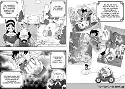 bulma_briefs comic danganminorz dragon_ball dragon_ball_(classic) pocawatha son_goku tagme