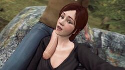 3d big_penis cleavage eyelashes female female_focus flaccid foreskin freckles green_eyes hitman hitman_absolution long_hair male penis penis_out pose posing red_hair selfie small_breasts tagme uncut victoria_burnwood victoriasdesire