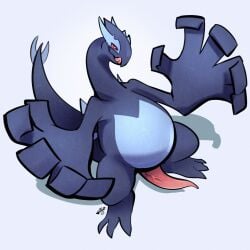 1:1 2025 3_toes 5_fingers animal_genitalia animal_penis bird's-eye_view digital_media_(artwork) erection feet feral fingers generation_3_pokemon genitals hi_res high-angle_view legendary_pokemon licking licking_lips looking_at_viewer male nintendo penis pokemon pokemon_(species) red_sclera shadow_lugia shadow_pokemon signature solo tail tapering_penis toes tongue tongue_out yellowluster