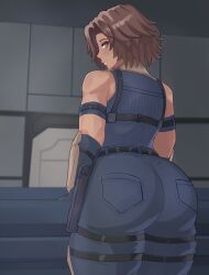 1girls absurd_res absurd_resolution absurdres ass ass_focus back back_view bare_shoulders big_ass big_butt brown_eyes brown_hair bubble_ass bubble_butt clothed clothed_female curvaceous curvy curvy_female curvy_figure dark-skinned_female dark_skin djames fat_ass female female_focus female_only hi_res high_resolution highres huge_ass huge_butt jamesfe large_ass looking_back looking_over_shoulder mature mature_female medium_hair milf monica_(xenoblade) monica_vandham monolith_soft nintendo smile smiling solo solo_female solo_focus tagme thick_ass thick_thighs thighs tight_clothing tight_fit tight_pants viewed_from_behind voluptuous voluptuous_female xenoblade_(series) xenoblade_chronicles_(series) xenoblade_chronicles_3